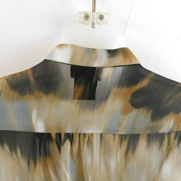 Speak 2 Me Ruffled Sleeve Front Top Med - Picture 12 of 12